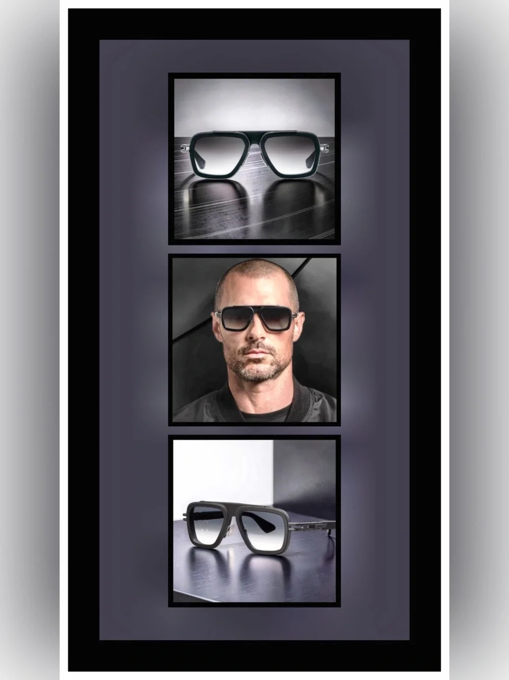 DITA LXN-EVO | Matte Black - Black Iron w/Dark Grey to Clear Gradient Lenses